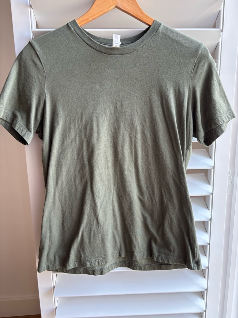 Bella Canvas Olive Green Crew Tee